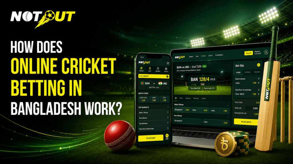 How Does Online Cricket Betting in Bangladesh Work?