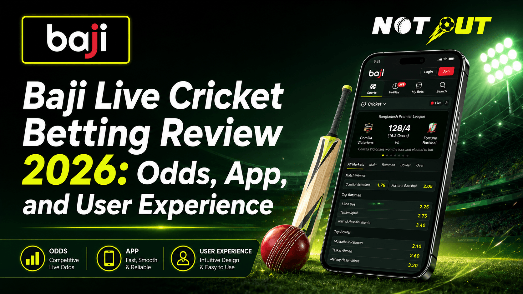 Baji Live Cricket Betting Review 2026: Odds, App, and User Experience