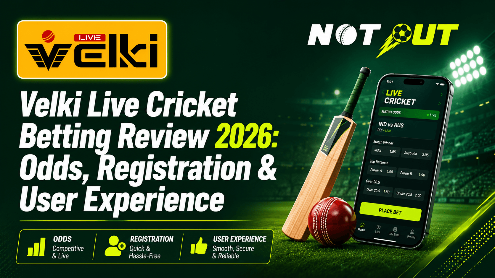 Velki Live Cricket Betting Review 2026: Odds, Registration & User Experience