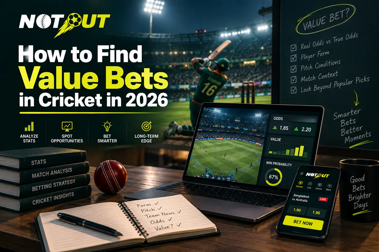 How to Find Value Bets in Cricket in 2026